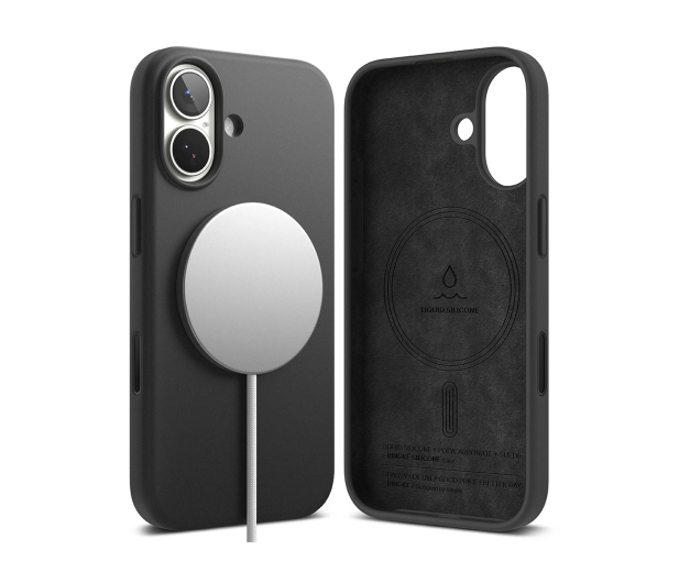 Ringke Silicone Magnetic Magsafe do Iphone 17 Black - 1359789 - zdjęcie 2